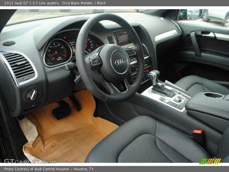 Orca Black Metallic / Black 2013 Audi Q7 3.0 S Line quattro