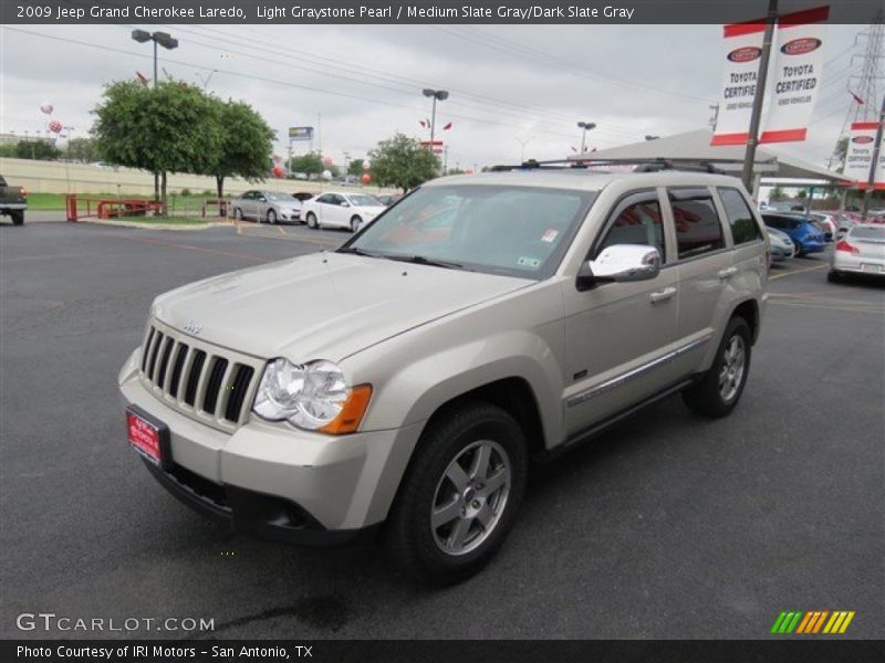 Light Graystone Pearl / Medium Slate Gray/Dark Slate Gray 2009 Jeep Grand Cherokee Laredo