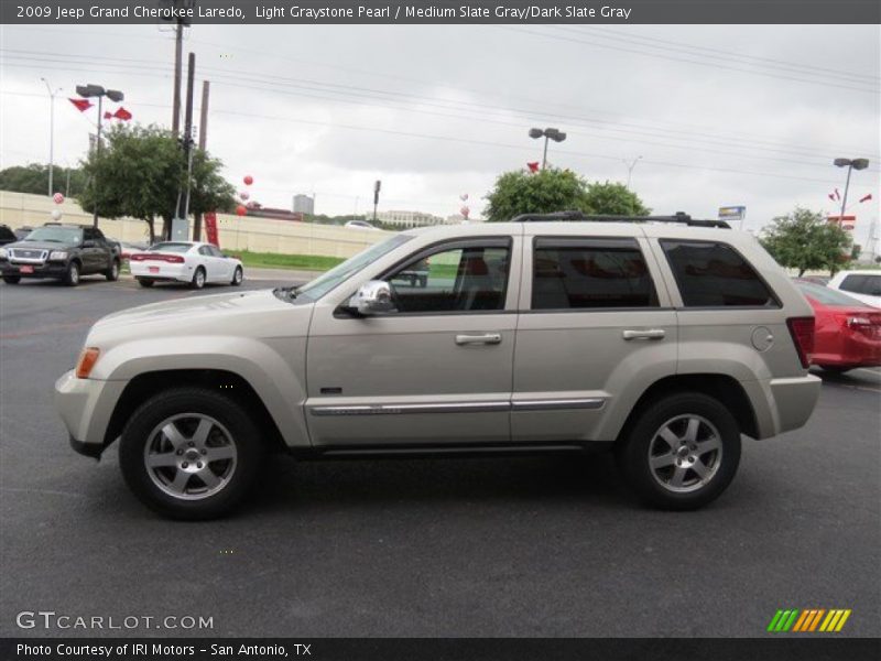 Light Graystone Pearl / Medium Slate Gray/Dark Slate Gray 2009 Jeep Grand Cherokee Laredo