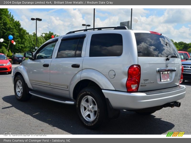 Brilliant Silver Metallic / Medium Slate Gray 2004 Dodge Durango Limited 4x4
