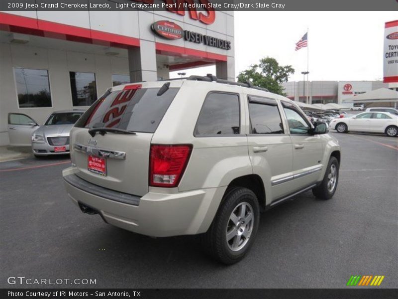 Light Graystone Pearl / Medium Slate Gray/Dark Slate Gray 2009 Jeep Grand Cherokee Laredo