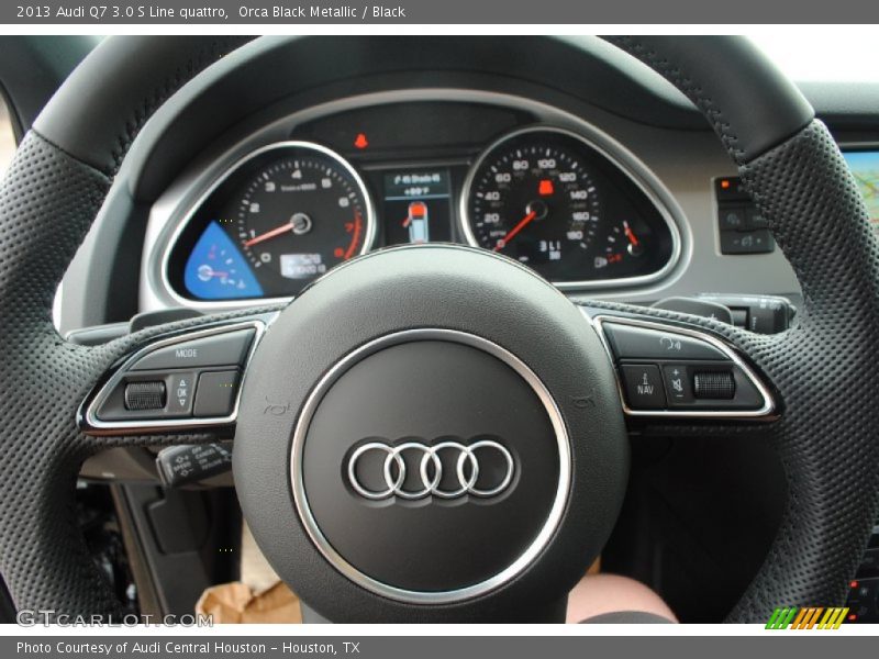 Orca Black Metallic / Black 2013 Audi Q7 3.0 S Line quattro