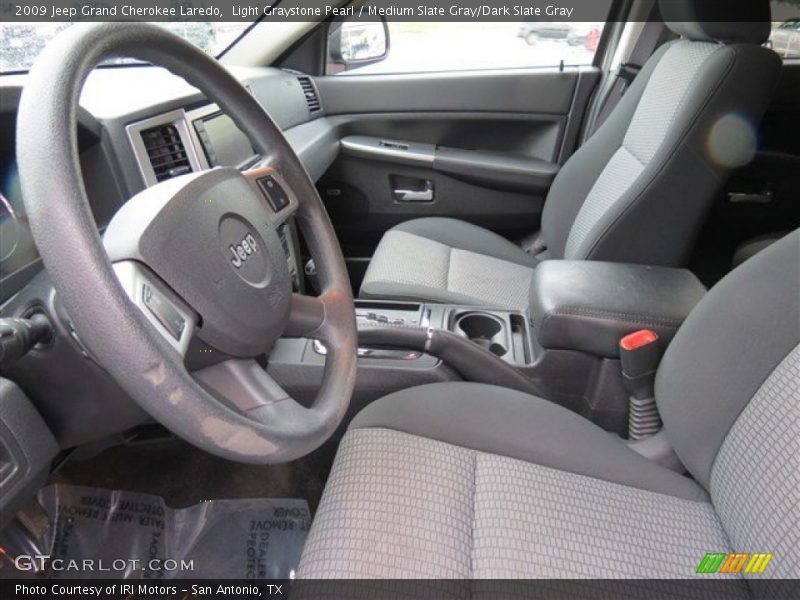 Light Graystone Pearl / Medium Slate Gray/Dark Slate Gray 2009 Jeep Grand Cherokee Laredo