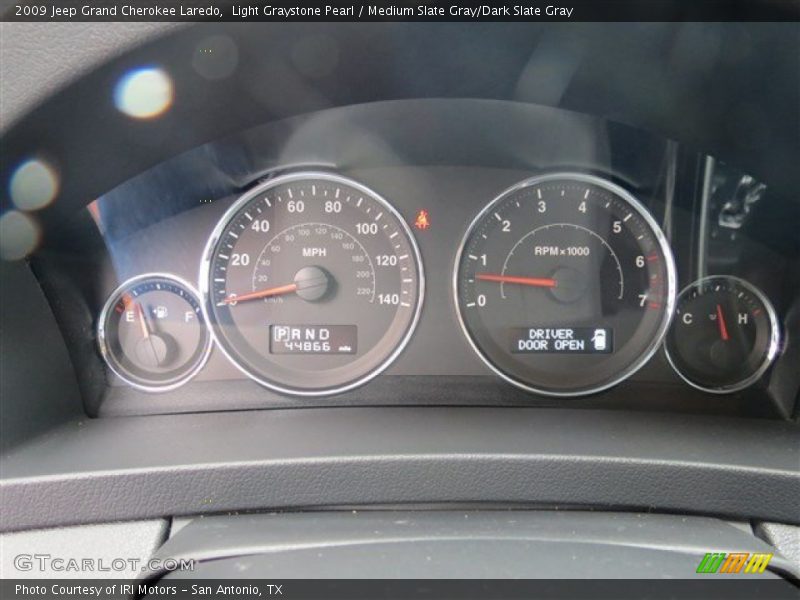 Light Graystone Pearl / Medium Slate Gray/Dark Slate Gray 2009 Jeep Grand Cherokee Laredo