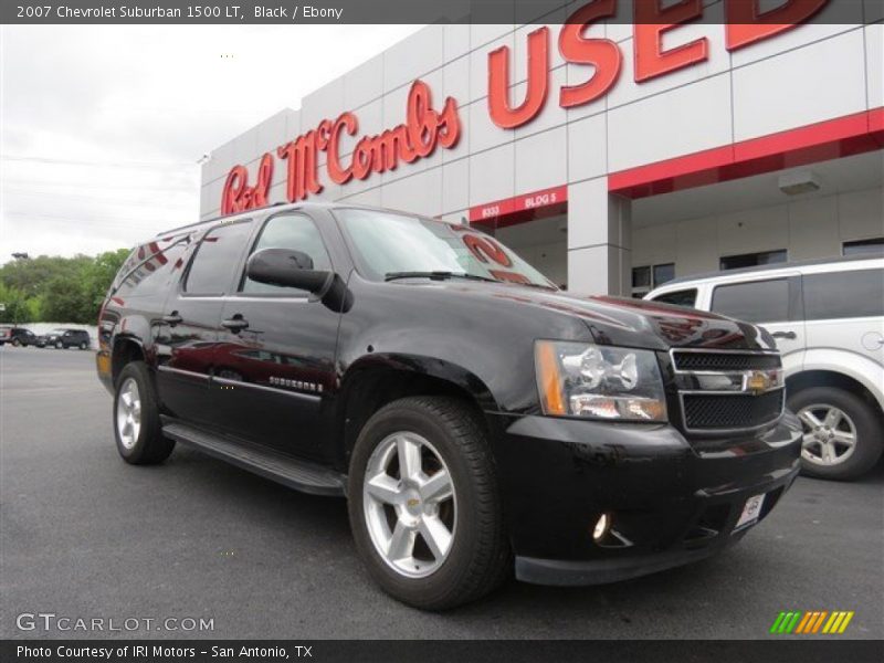 Black / Ebony 2007 Chevrolet Suburban 1500 LT