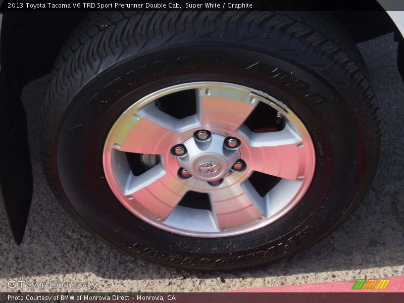 Super White / Graphite 2013 Toyota Tacoma V6 TRD Sport Prerunner Double Cab