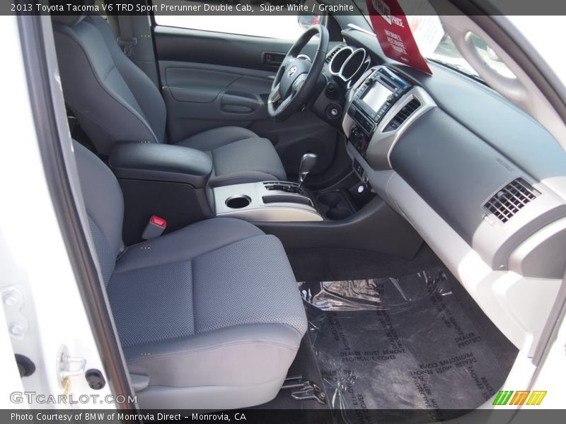 Super White / Graphite 2013 Toyota Tacoma V6 TRD Sport Prerunner Double Cab
