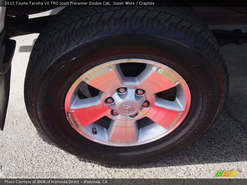 Super White / Graphite 2013 Toyota Tacoma V6 TRD Sport Prerunner Double Cab