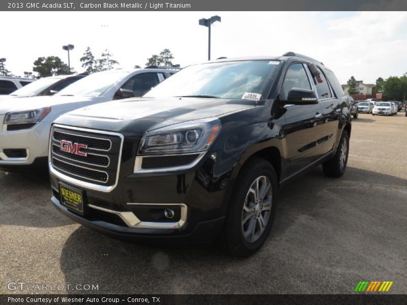 Carbon Black Metallic / Light Titanium 2013 GMC Acadia SLT