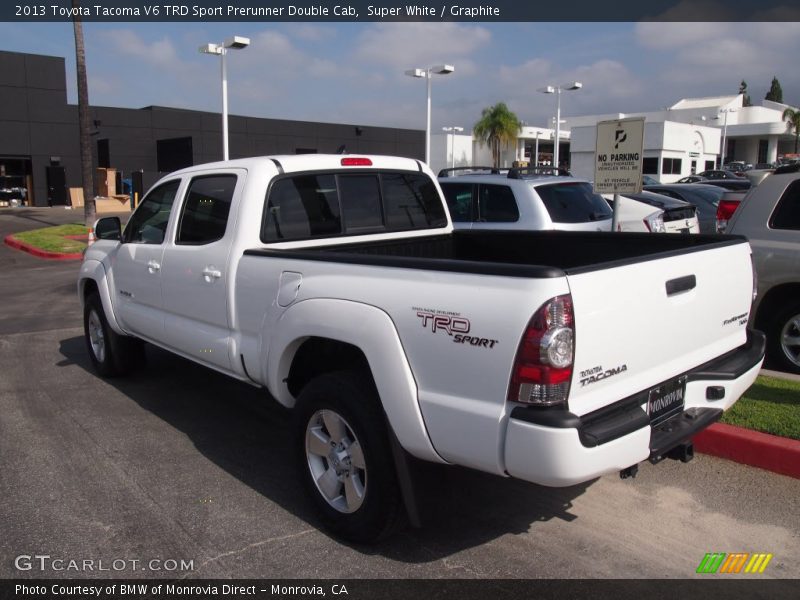 Super White / Graphite 2013 Toyota Tacoma V6 TRD Sport Prerunner Double Cab