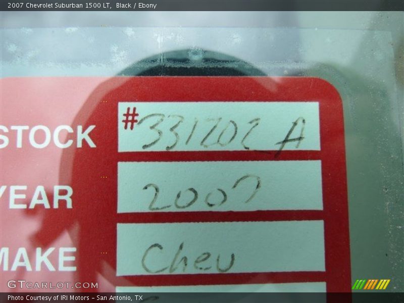 Black / Ebony 2007 Chevrolet Suburban 1500 LT