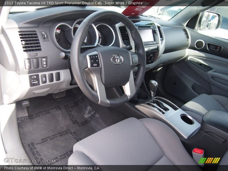 Graphite Interior - 2013 Tacoma V6 TRD Sport Prerunner Double Cab 