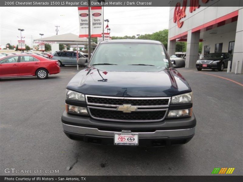 Dark Blue Metallic / Dark Charcoal 2006 Chevrolet Silverado 1500 LS Regular Cab