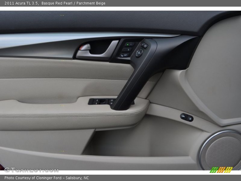 Basque Red Pearl / Parchment Beige 2011 Acura TL 3.5