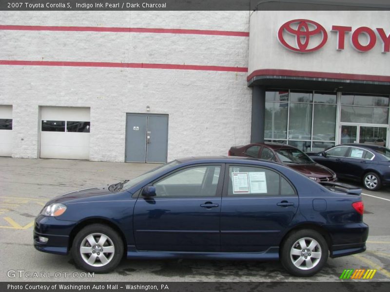 Indigo Ink Pearl / Dark Charcoal 2007 Toyota Corolla S