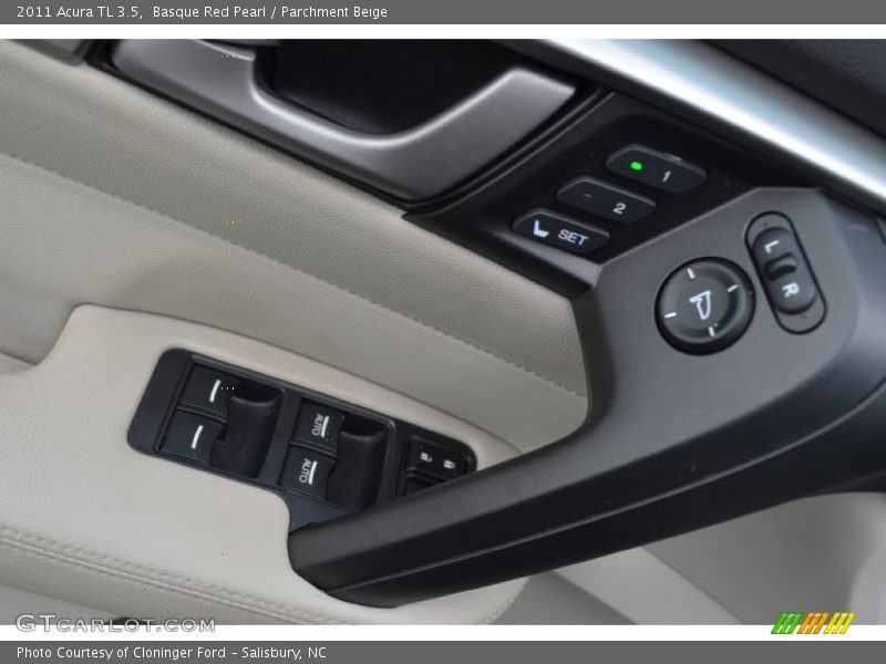 Basque Red Pearl / Parchment Beige 2011 Acura TL 3.5