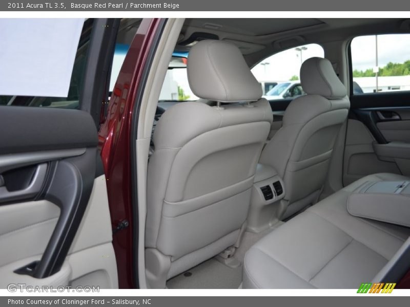 Basque Red Pearl / Parchment Beige 2011 Acura TL 3.5