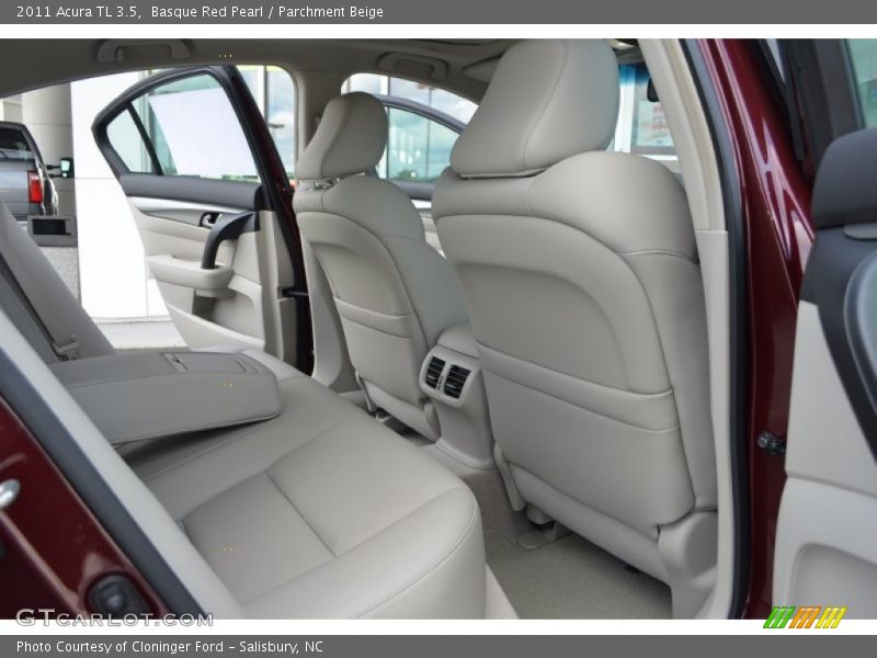 Rear Seat of 2011 TL 3.5