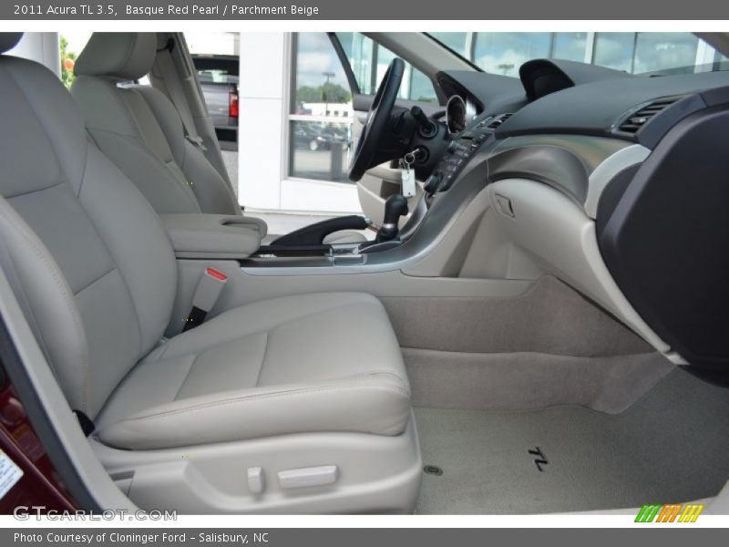 Front Seat of 2011 TL 3.5