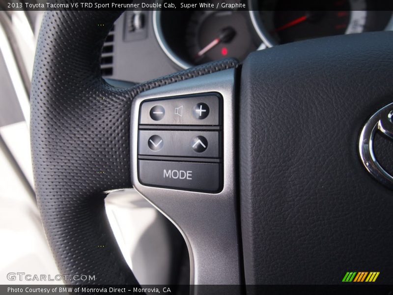 Controls of 2013 Tacoma V6 TRD Sport Prerunner Double Cab