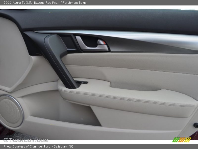 Basque Red Pearl / Parchment Beige 2011 Acura TL 3.5