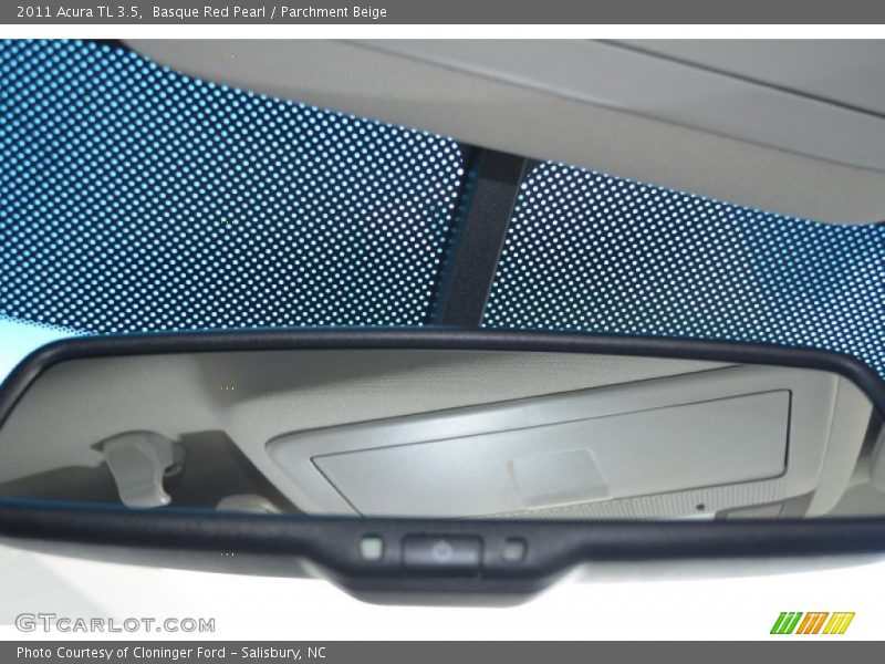 Basque Red Pearl / Parchment Beige 2011 Acura TL 3.5