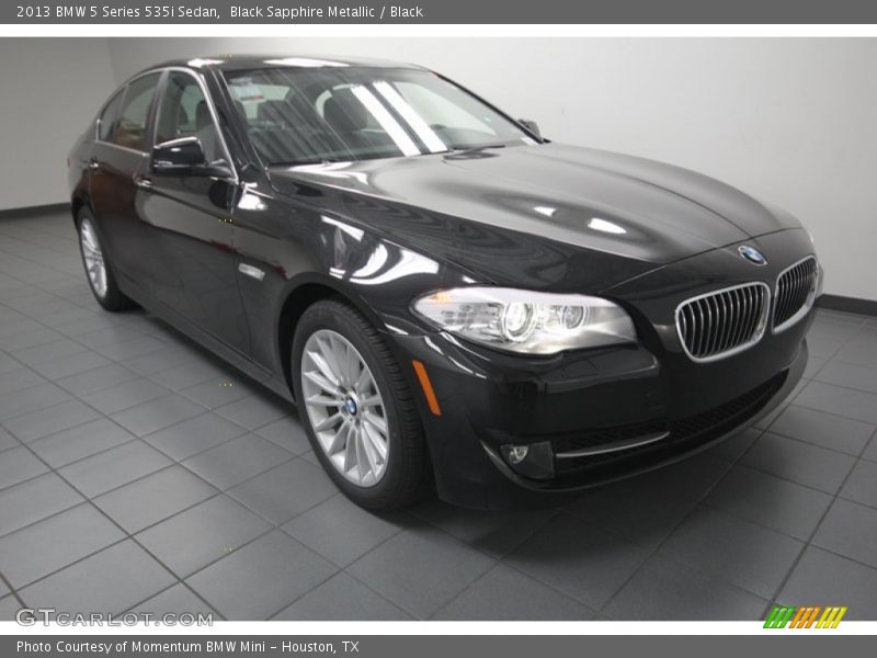 Black Sapphire Metallic / Black 2013 BMW 5 Series 535i Sedan