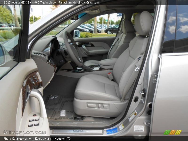 Palladium Metallic / Graystone 2013 Acura MDX SH-AWD Technology