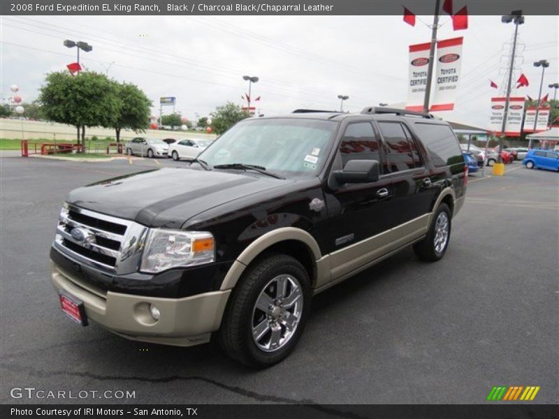 Black / Charcoal Black/Chaparral Leather 2008 Ford Expedition EL King Ranch
