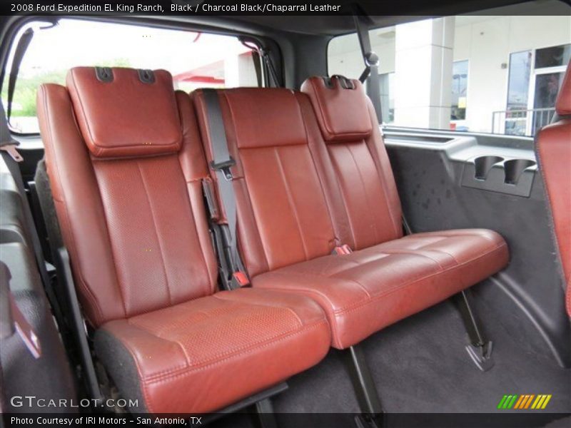 Black / Charcoal Black/Chaparral Leather 2008 Ford Expedition EL King Ranch