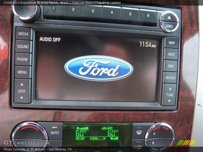 Black / Charcoal Black/Chaparral Leather 2008 Ford Expedition EL King Ranch