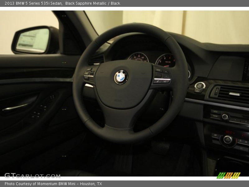 Black Sapphire Metallic / Black 2013 BMW 5 Series 535i Sedan