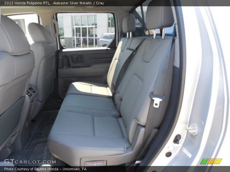 Alabaster Silver Metallic / Gray 2013 Honda Ridgeline RTL