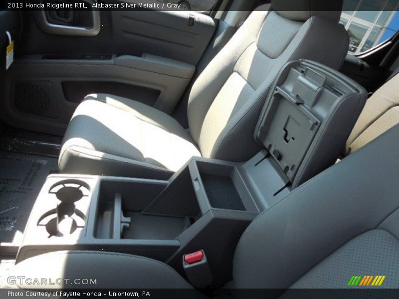 Alabaster Silver Metallic / Gray 2013 Honda Ridgeline RTL