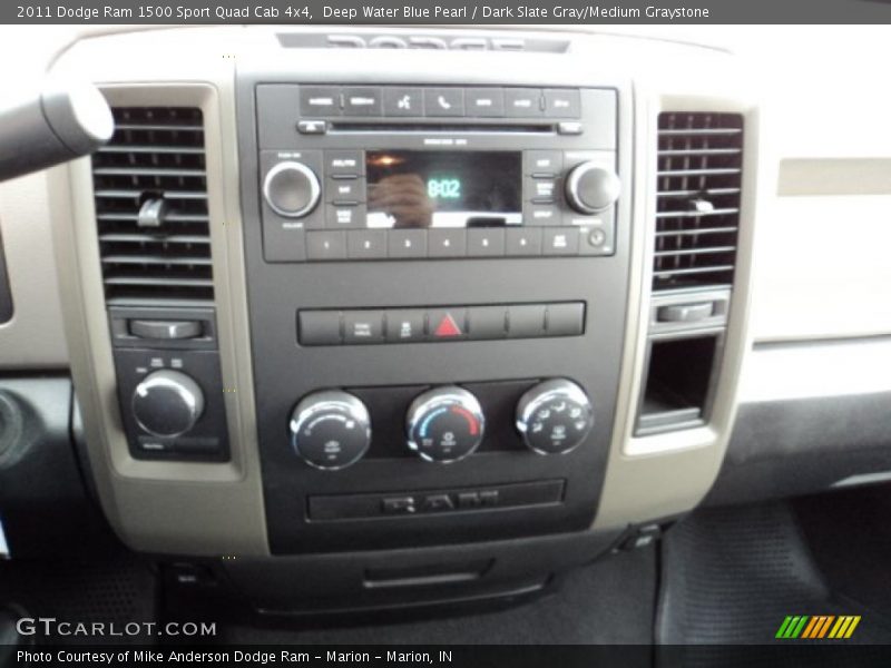 Deep Water Blue Pearl / Dark Slate Gray/Medium Graystone 2011 Dodge Ram 1500 Sport Quad Cab 4x4