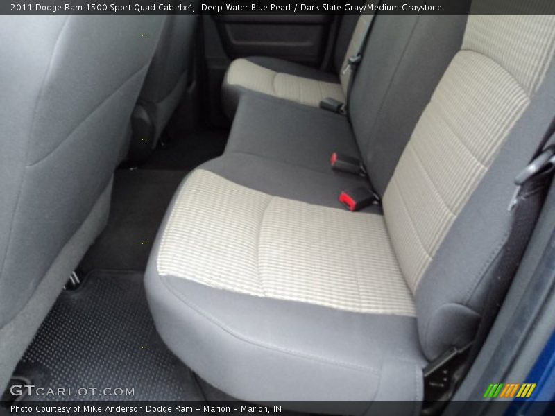 Deep Water Blue Pearl / Dark Slate Gray/Medium Graystone 2011 Dodge Ram 1500 Sport Quad Cab 4x4