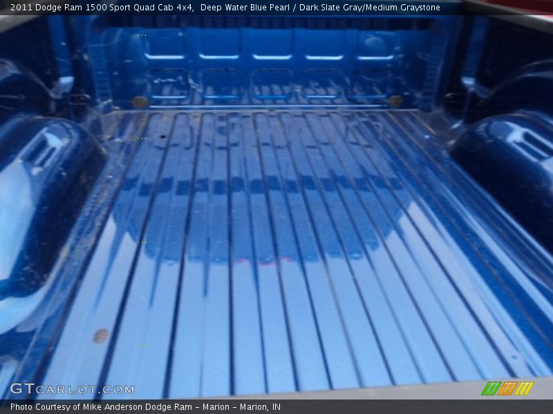 Deep Water Blue Pearl / Dark Slate Gray/Medium Graystone 2011 Dodge Ram 1500 Sport Quad Cab 4x4