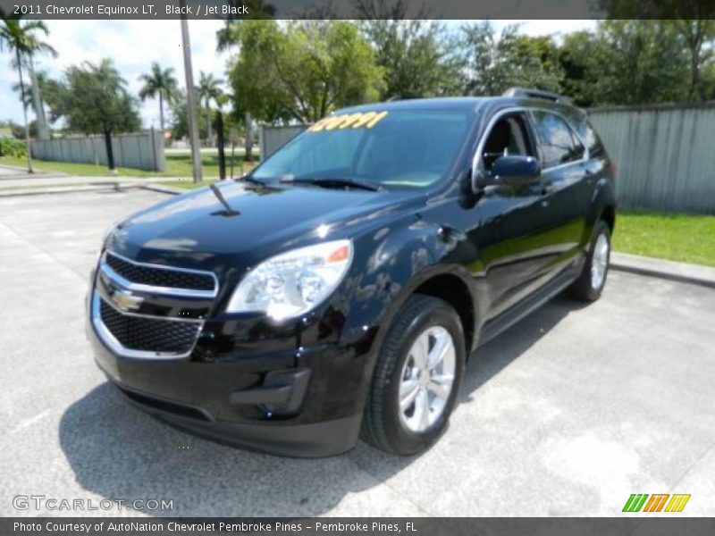 Black / Jet Black 2011 Chevrolet Equinox LT