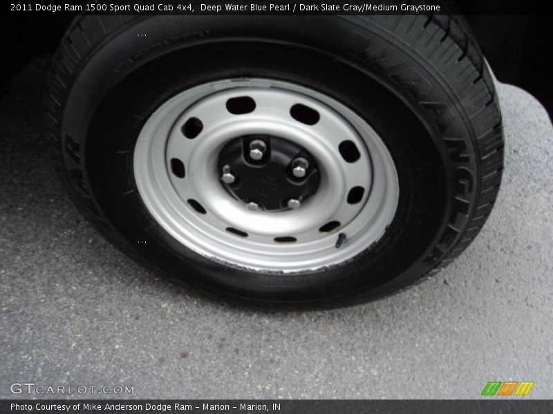 Deep Water Blue Pearl / Dark Slate Gray/Medium Graystone 2011 Dodge Ram 1500 Sport Quad Cab 4x4