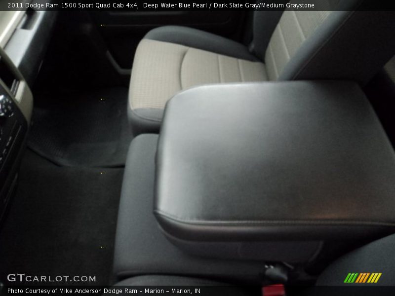Deep Water Blue Pearl / Dark Slate Gray/Medium Graystone 2011 Dodge Ram 1500 Sport Quad Cab 4x4