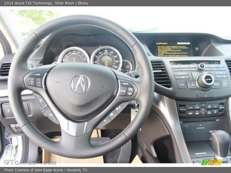 Silver Moon / Ebony 2013 Acura TSX Technology