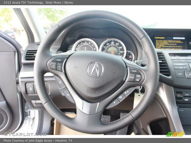 Silver Moon / Ebony 2013 Acura TSX Technology