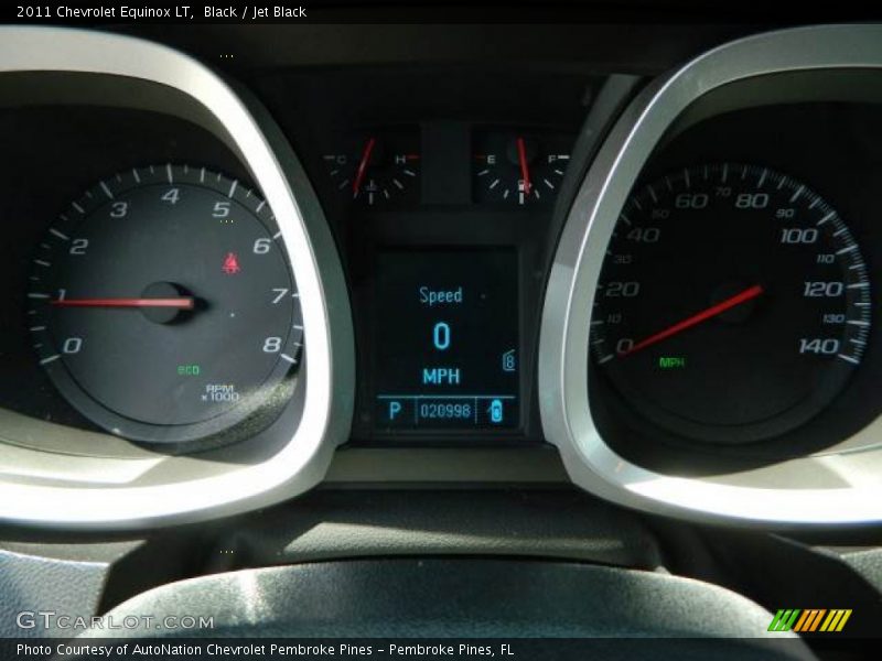 Black / Jet Black 2011 Chevrolet Equinox LT