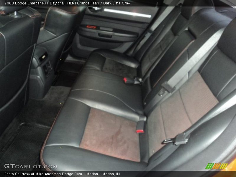 HEMI Orange Pearl / Dark Slate Gray 2008 Dodge Charger R/T Daytona