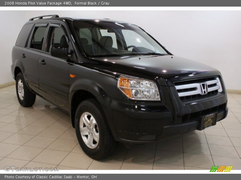 Formal Black / Gray 2008 Honda Pilot Value Package 4WD