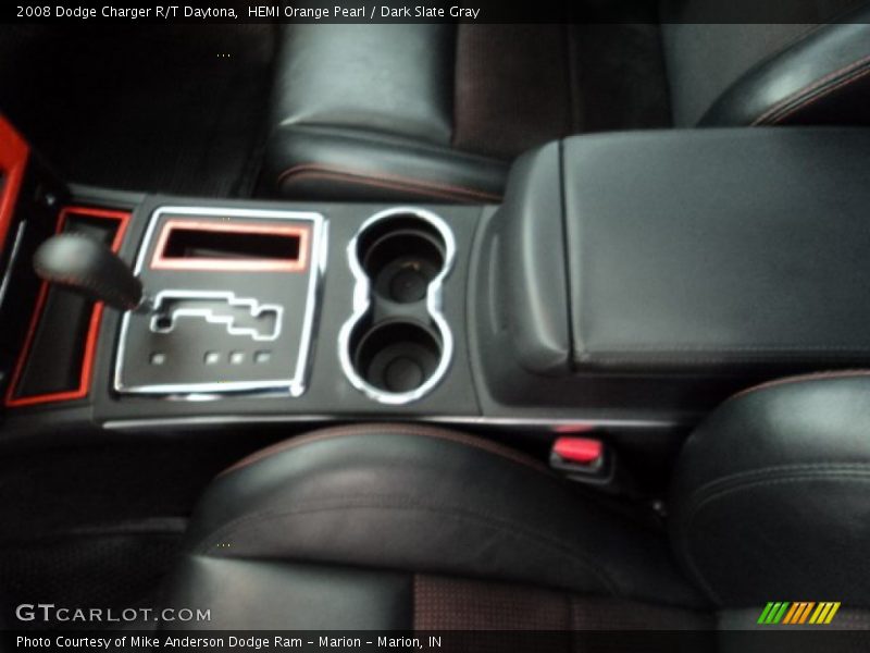 HEMI Orange Pearl / Dark Slate Gray 2008 Dodge Charger R/T Daytona