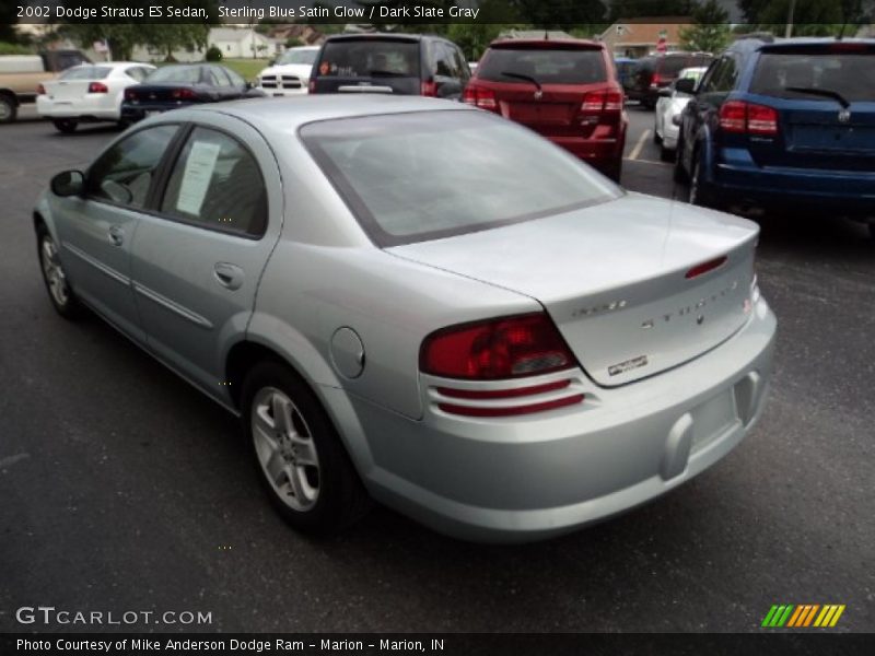 Sterling Blue Satin Glow / Dark Slate Gray 2002 Dodge Stratus ES Sedan