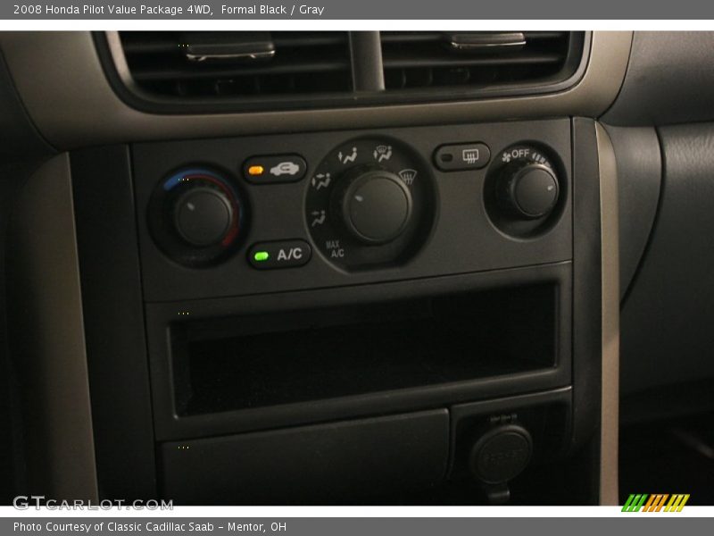 Formal Black / Gray 2008 Honda Pilot Value Package 4WD