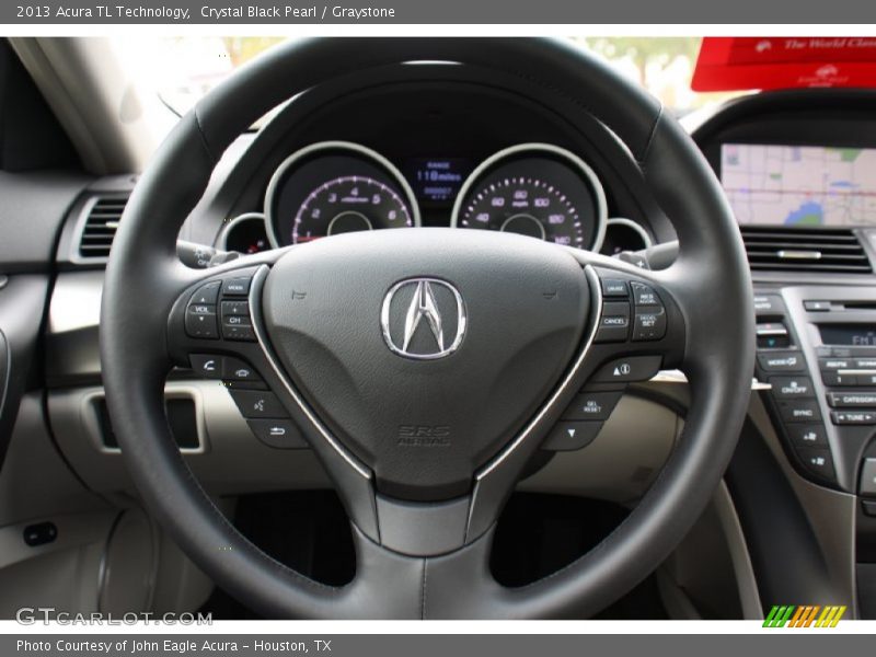 Crystal Black Pearl / Graystone 2013 Acura TL Technology