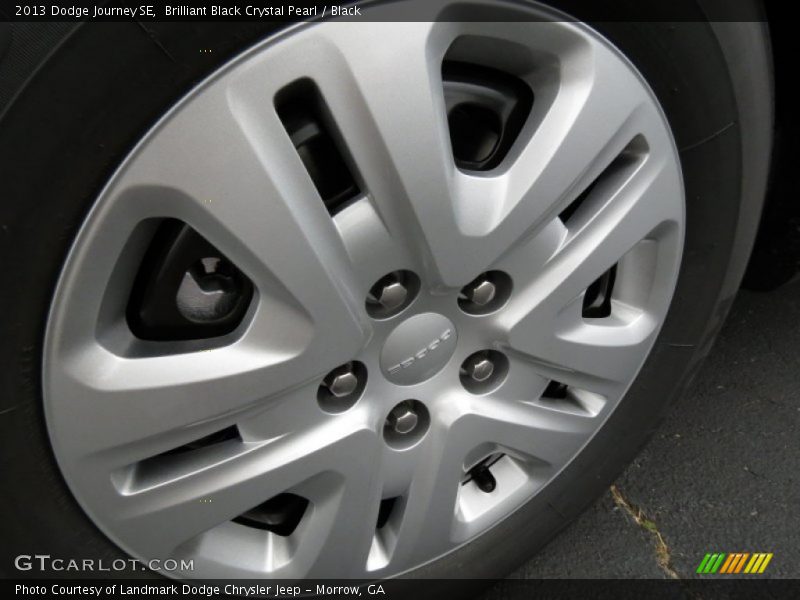 Brilliant Black Crystal Pearl / Black 2013 Dodge Journey SE